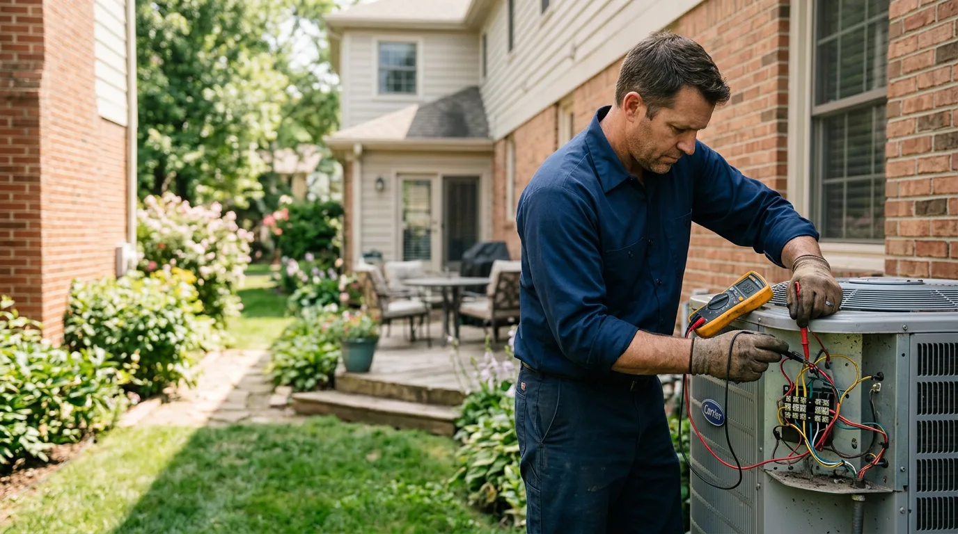 HVAC technician working near Highland Lakes, NJ